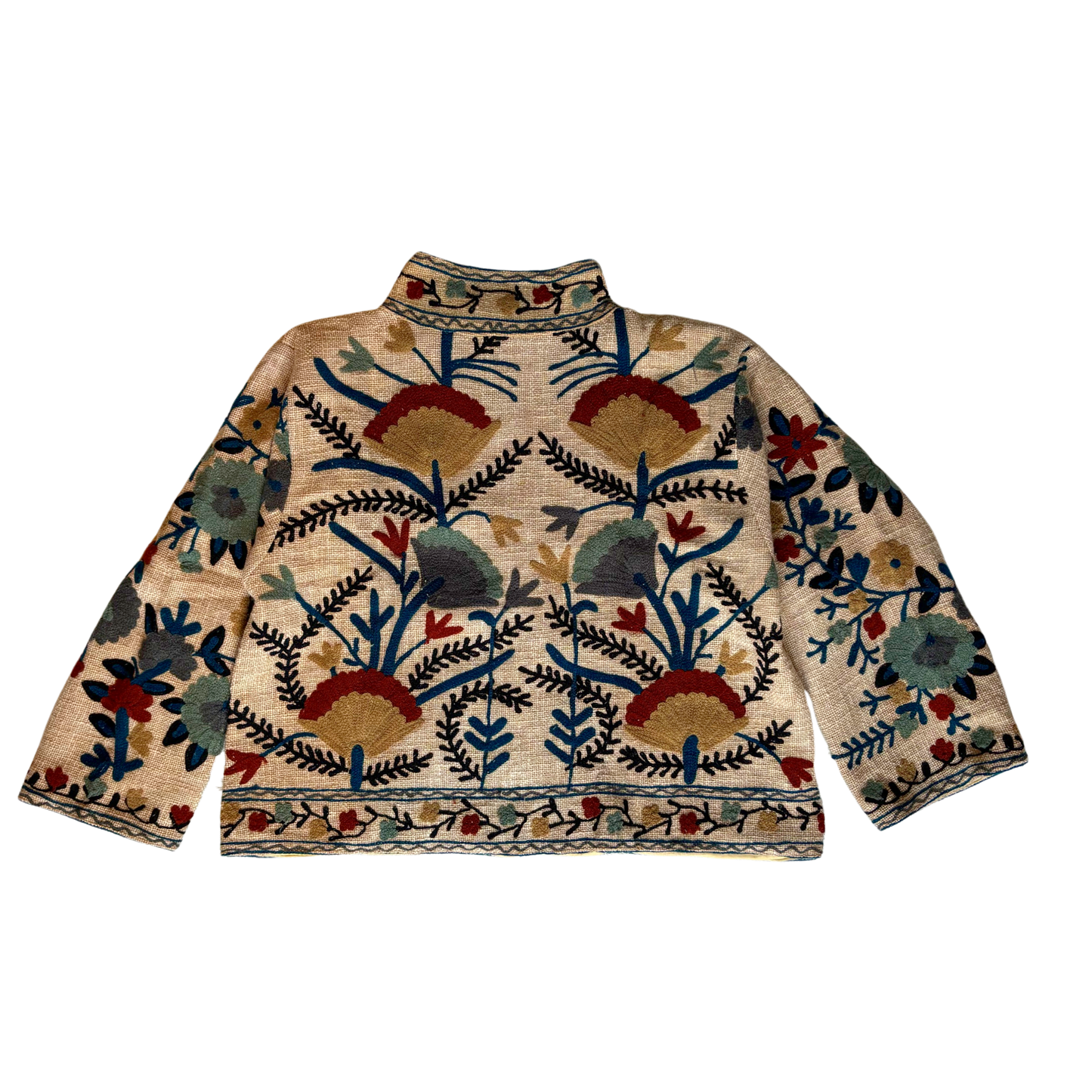 Short Suzani Jacket - Caramel