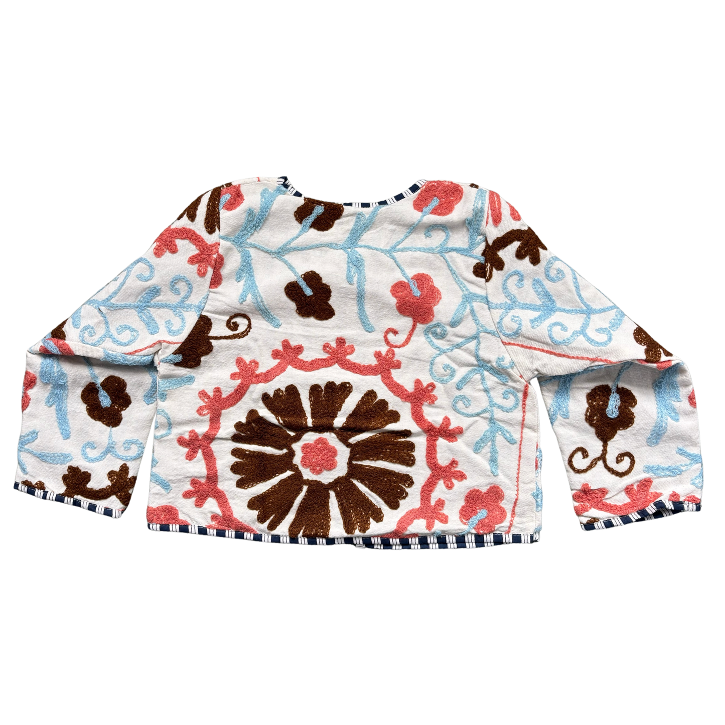 Girls Suzani Jacket - Baby Blue