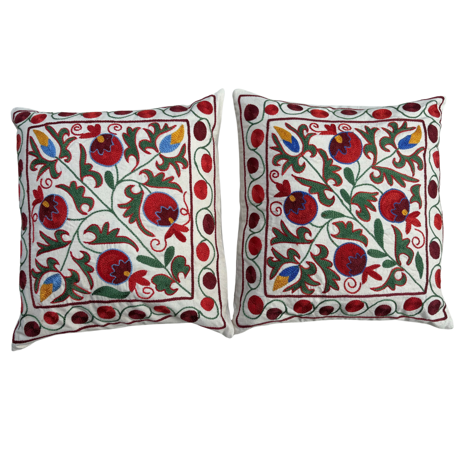 Hand Embroidered Suzani Cushion -09