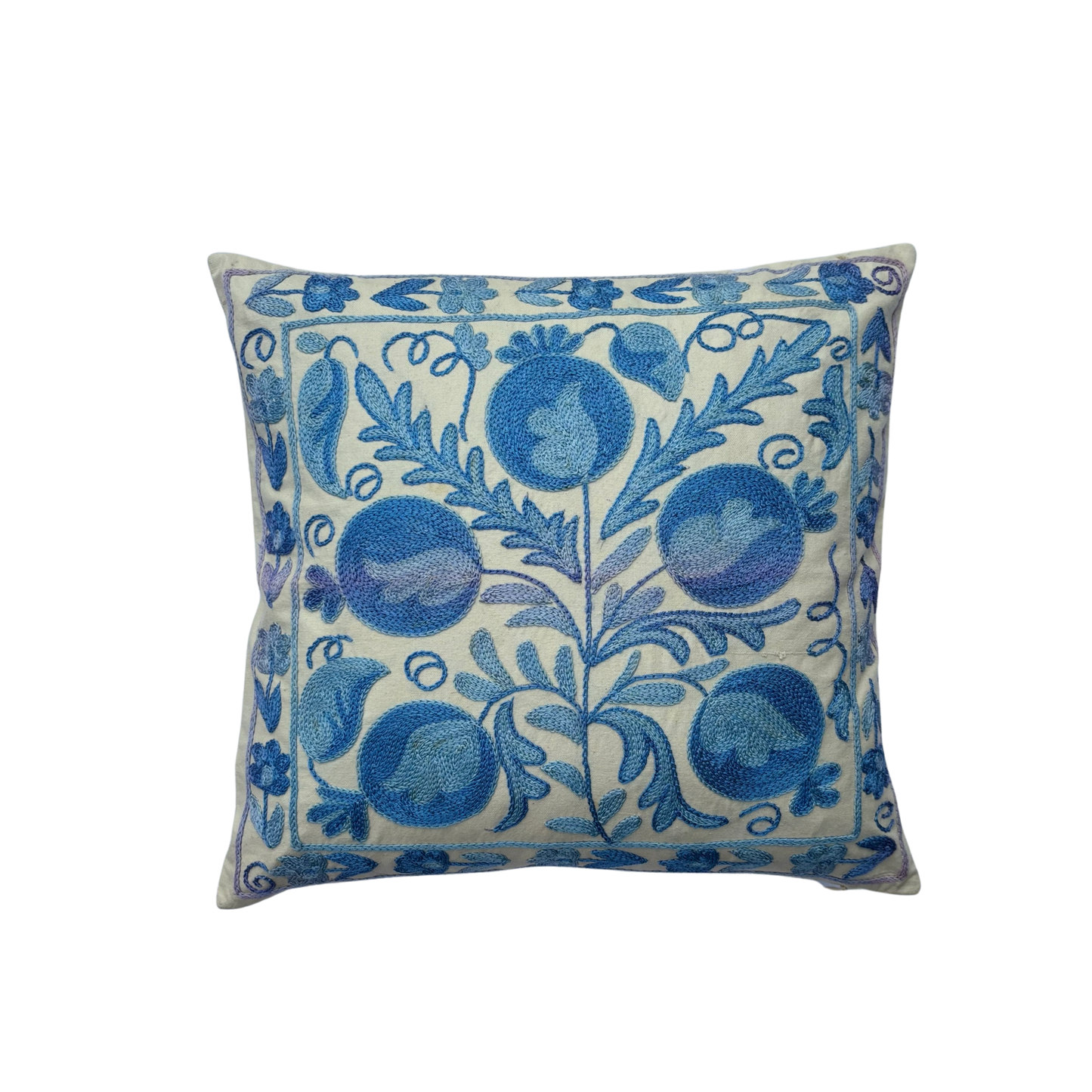 Hand Embroidered Suzani Cushion - 07