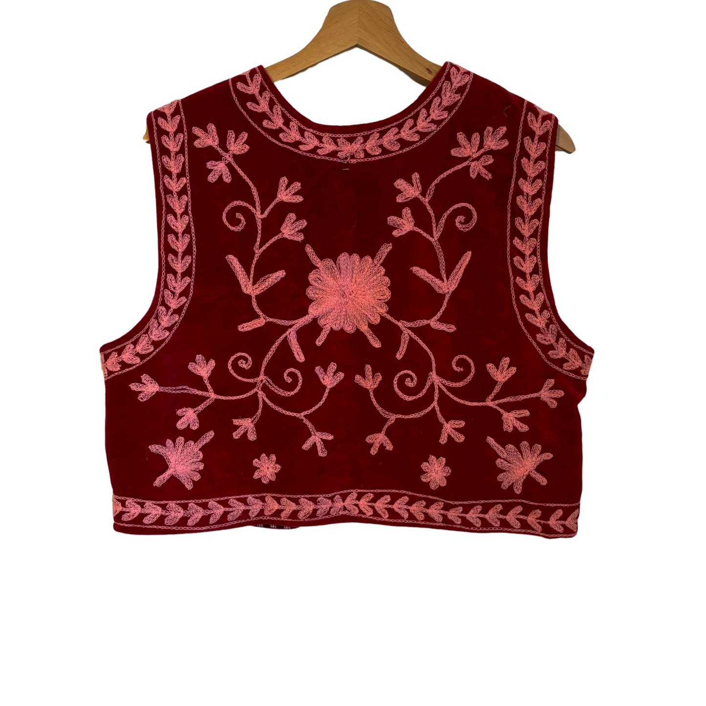 Velvet Vest - Red