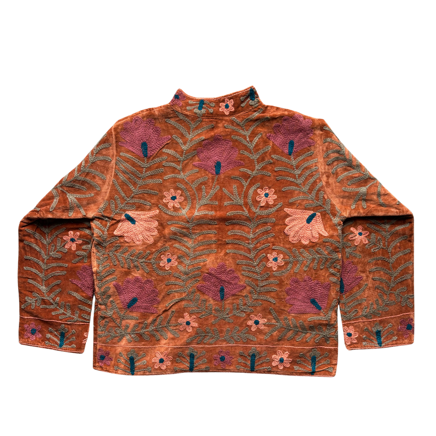 Velvet Suzani Jacket - Copper