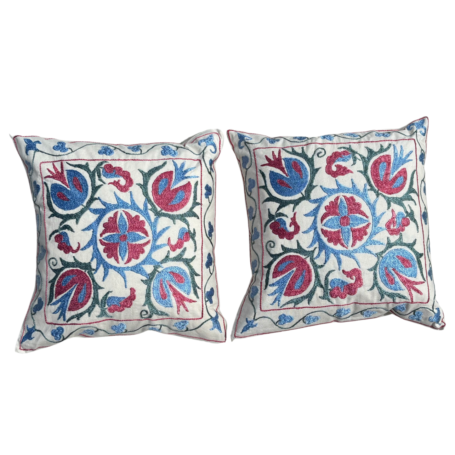 Hand Embroidered Suzani Cushion -10