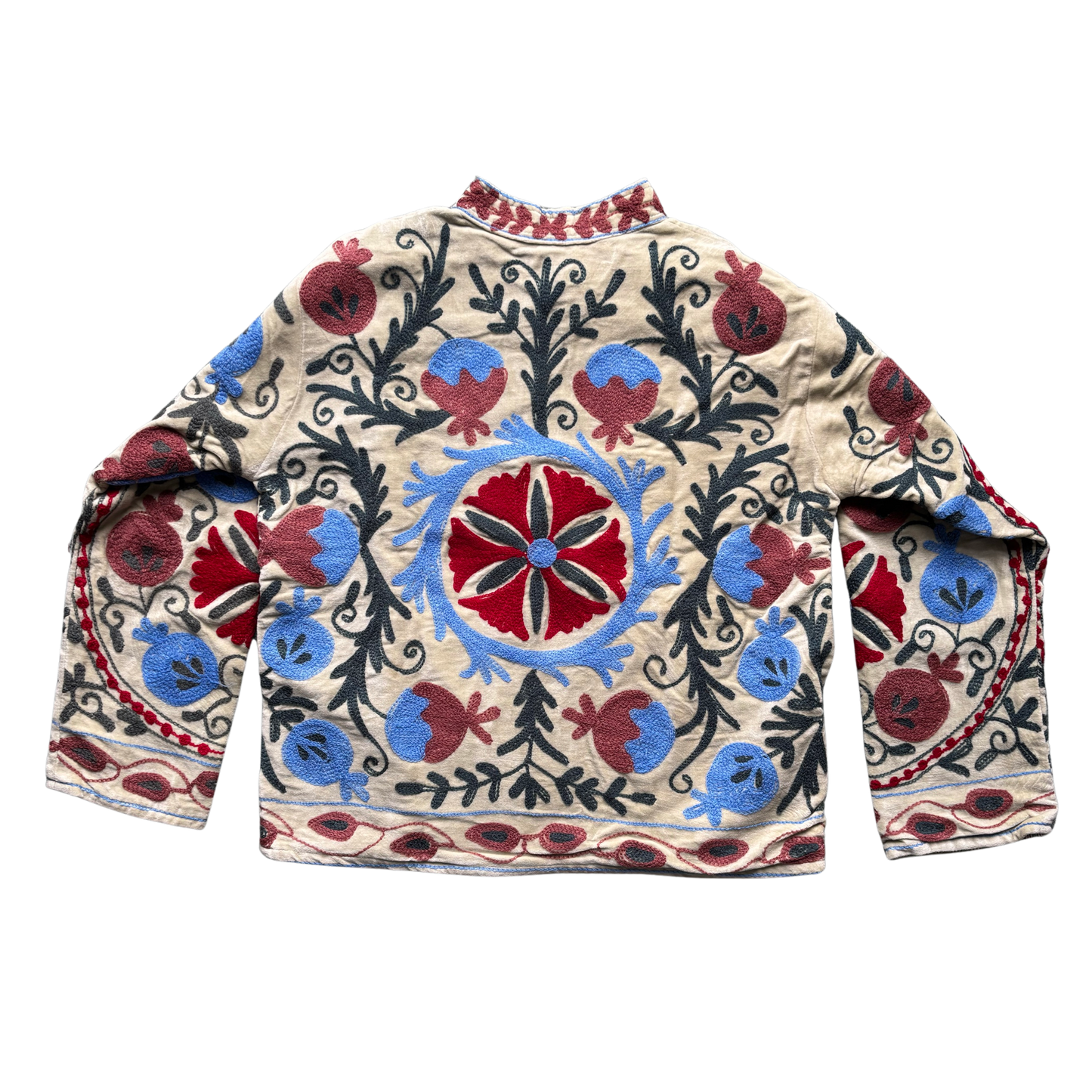 Velvet Suzani Jacket - Sage