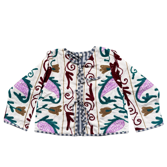 Girls Suzani Jacket - Violet