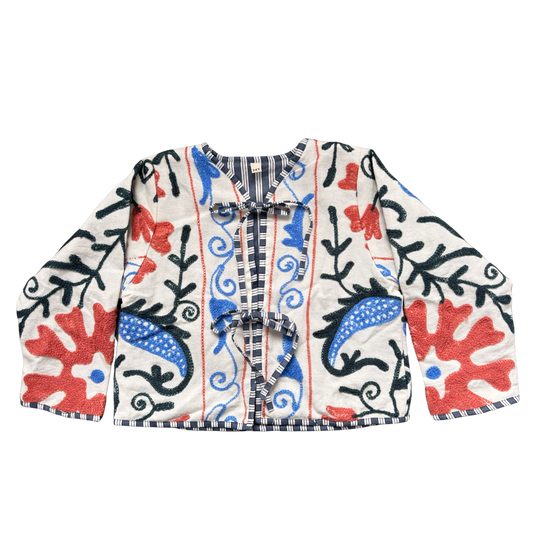 Girls Suzani Jacket - Colbalt