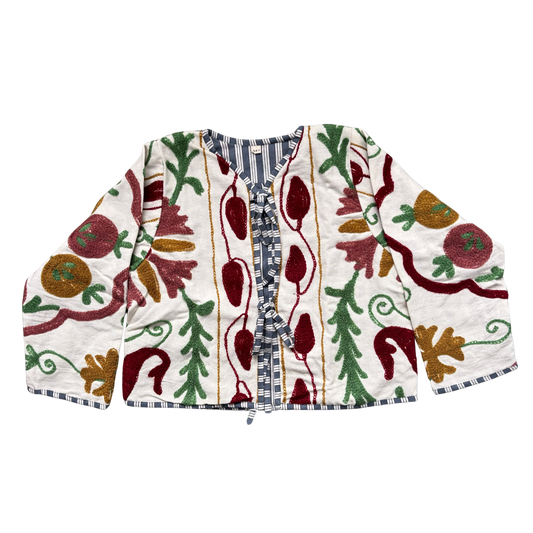 Girls Suzani Jacket - Plum
