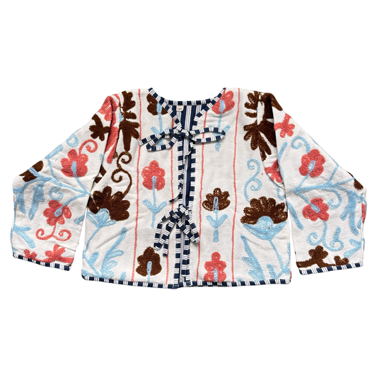 Girls Suzani Jacket - Baby Blue