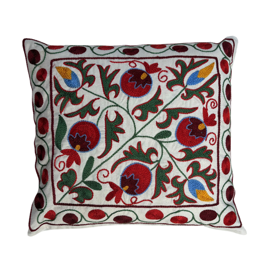 Hand Embroidered Suzani Cushion -09