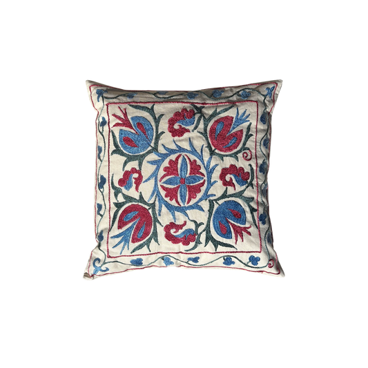 Hand Embroidered Suzani Cushion -14