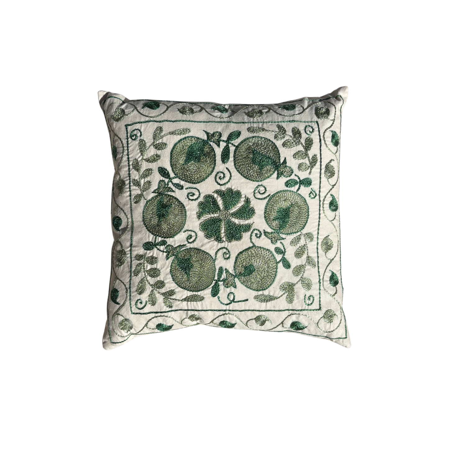 Hand Embroidered Suzani Cushion -16