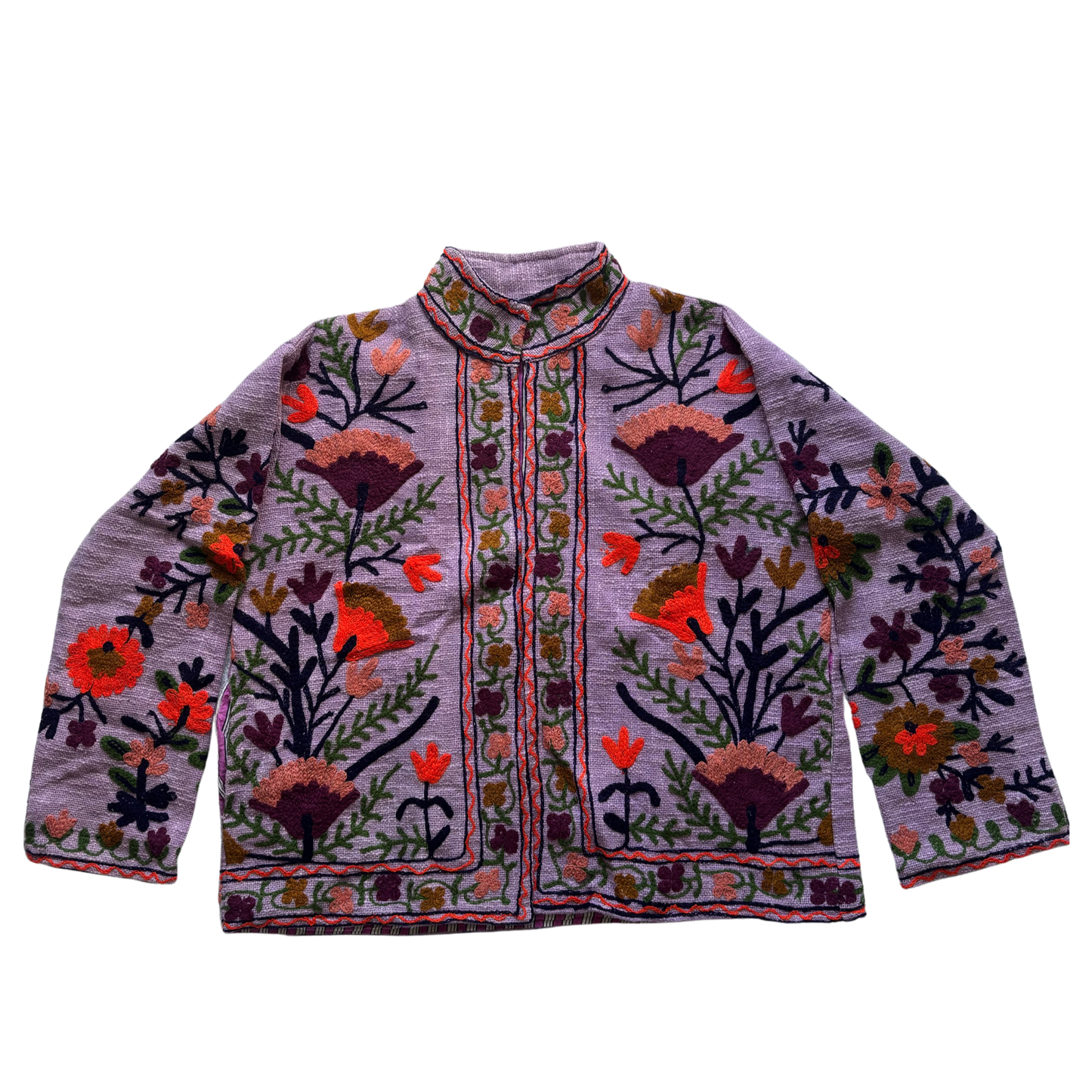 Short Suzani Jacket - Violet