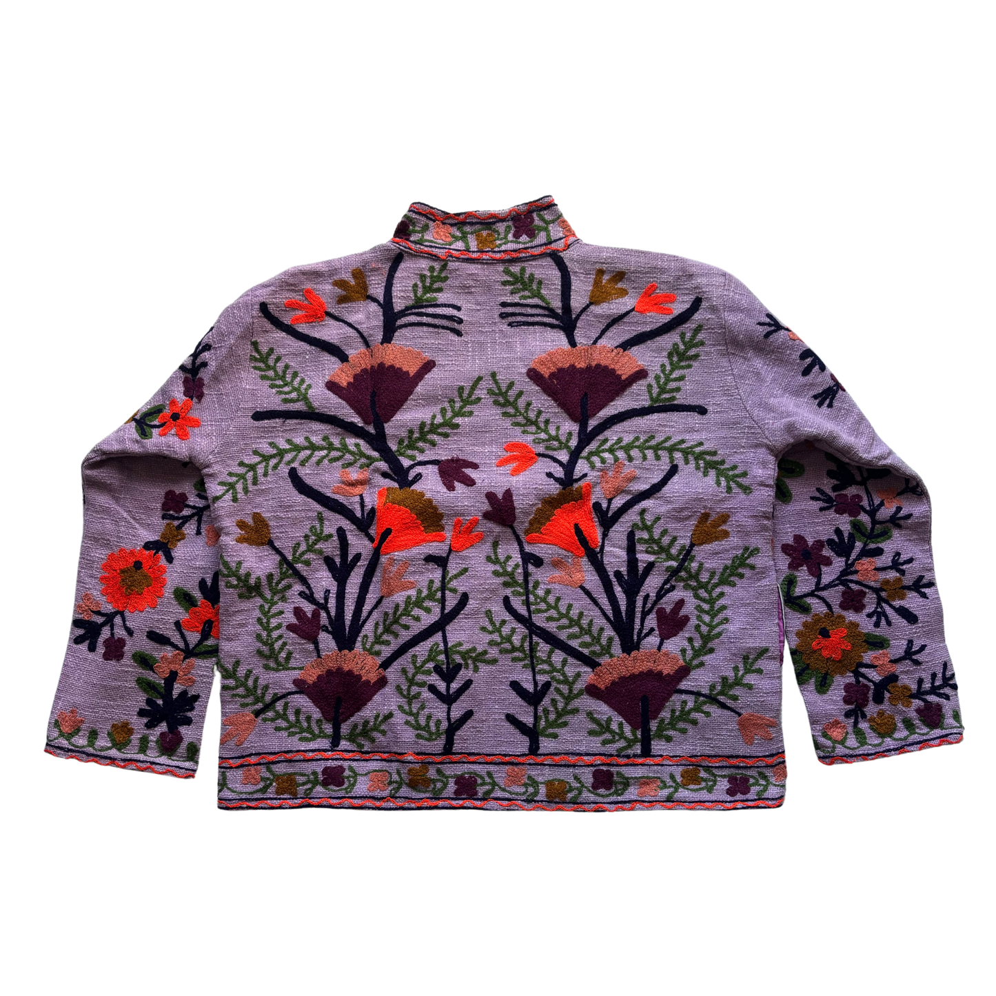 Short Suzani Jacket - Violet