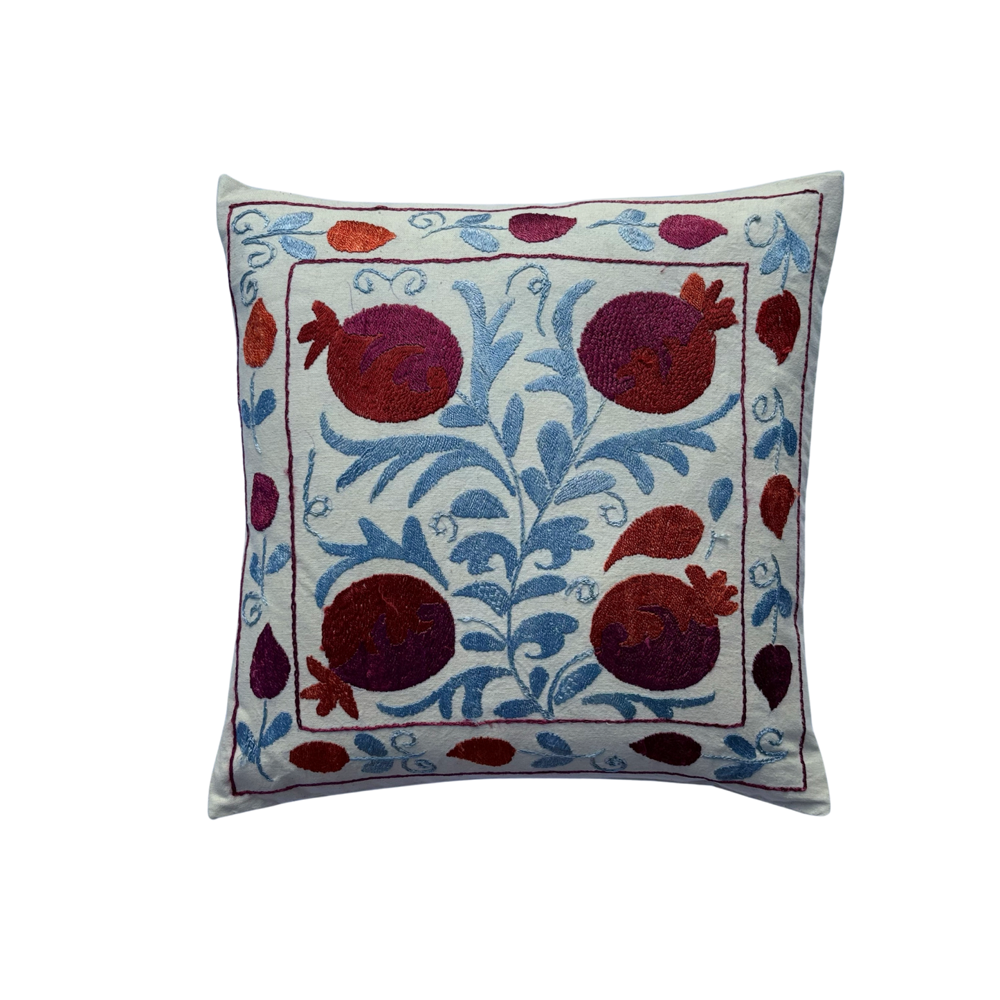 Hand Embroidered Suzani Cushion -02