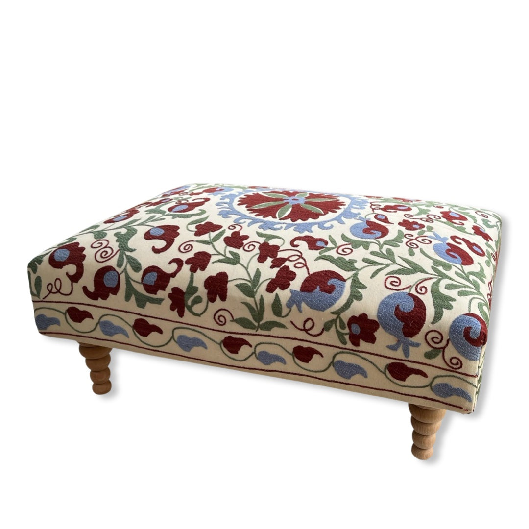 Bespoke Suzani Footstools