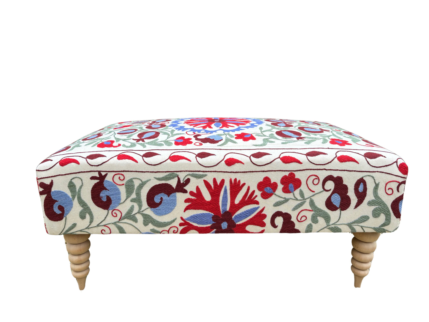 Bespoke Suzani Footstools